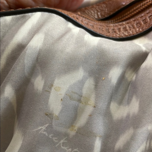 Aimee Kestenberg Tan Leather Backpack with Braided Trim - Picture 8 of 13